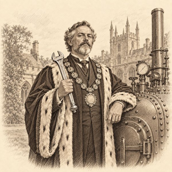 Portrait: Professor Sir Tarquin Bumbledon FREng, FRS, RSVP